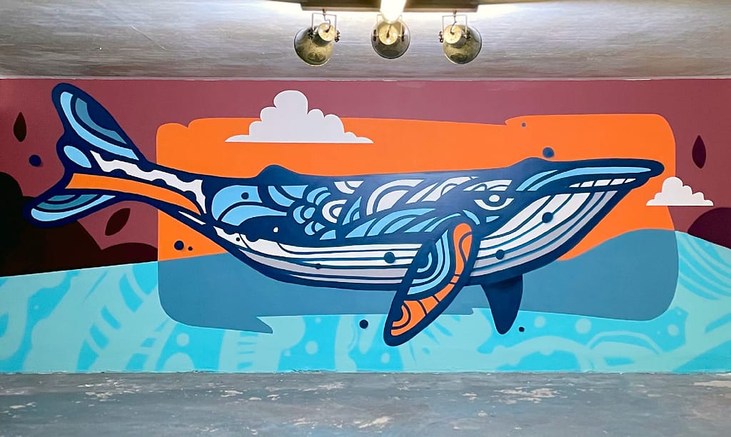 Baleine whale moyoshi oeuvre