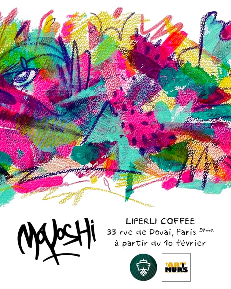 Exposition Moyoshi Liperli Coffee - rue de Douai Paris